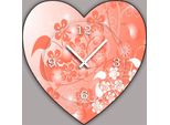 V132 Dixtime Designer Wanduhr, Wanduhren, Vintage Modell Herz
