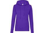 Felpa Con Cappuccio / Felpa Con Cappuccio / Maglione Con Cappuccio Da Uomo Fruit Of The Loom BC366 (Xl) (Viola)