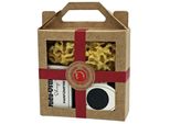 Mini Set Rosso 8 - Scatola Di Sapone, Spugna Dudu-Osun Pura E Naturale