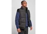 Urban Classics Block Puffer Vest Nero/Nero - S