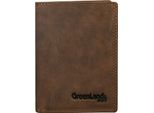 Greenland Nature Pelle Portafoglio Montenegro KombiböRse Brown Marrone