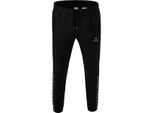 Erima Essential Team Sweatpants Bambini - Nero / Grigio Ardesia