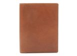 Esquire Pelle Portafoglio Dallas Wallet Cards Brown Marrone