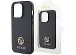 Guess Guhcp15Mps4Dgpk Custodia Rigida Per Iphone 15 Plus / 14 Plus 6.7 Czarny/Nero Logo Strass Metal