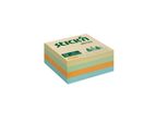 Stick'n Hopax Blocchetto Autoadesivo, 76X76 Mm, Cubo, Mix Pastello Prato, 400 Fogli