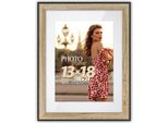 Cornice Per Foto In Mdf Zep Roma Crema 20X30 Cm Con Passepartout 15X20 Cm