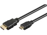 Goobay 74088 Serie 2.0 Cavo Hdmi™ Ad Alta Velocità Per Mini-Hdmi™ 4K @ 60 Hz, 5 M, Nero - 4K/60Hz