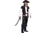Smiffys - Set Di Costumi "Aye Aye Pirate Captain"" Per Uomo SM1706 (M Regular) (Nero)"