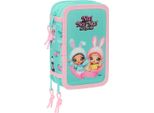 Astuccio Triplo Na!Na!Na! Surprise Bunny Rosa Turchese 12,5 X 19,5 X 5,5 Cm 37 Pezzi