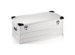 Cassetta In Alluminio L902Xl495Xh380Mm 140L Con Coperchio Incernierato E Angoli Impilabili
