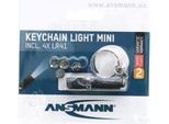 Ansmann 1600-0272 Torcia Elettrica Nera Portachiavi Torcia Led