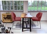 Barhocker Gutmann Factory, Rot (Bordeaux), B:60Cm H:105Cm T:62Cm, 100% Polyester, Hocker, Barhocker