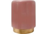 Beistelltisch Kayoom "Art Deco 375, Abstelltisch Aus Metall,Funktional Und Stabil", Rosa (Rosa, Gold, Rosa), B:35Cm H:44,5Cm T:35Cm, 100% Eisen, Tische, Beistelltisch, Dekorativ, Glanzvolle Lackierung, Stilvolles Design