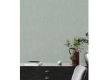 Vliestapete A.S. CrÉAtion "Casual Living Einfarbige Tapete Unitapete Putzoptik Putzoptik", GrüN (Mint), B:0,53M H:0,02M L:10,05M, Vlies, Tapeten, Vliestapete Einfarbig FüR Schlafzimmer KüChe Wohnzimmer Uni Design