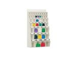 Magazzino Trasparente H960Xl600Xp185Mm 18 X A,12 X B,10 X C,4 X D Ku.White Lockweiler