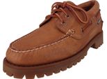 Sebago Uomo Scarpe Da Vela / Barca Loafers Acadia Crazy Horse 73121KW Marrone