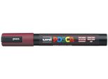 Marcatore A Pigmento Uni-Ball Posca PC-5M, Rosso Vino