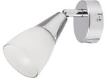 Lampada Da Parete Moderna In Vetro E14 Cromo Nicolette 6767 Rabalux