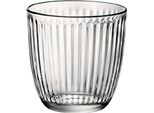 Bormioli Rocco 5.80500 Linea Acqua In Vetro Linea 290 Ml, H: 8,5 Cm, ø 8,5 Cm, Vetro, Trasparente, Chiaro (6 Pezzi)