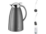 Alfi Gusto Isolierkanne 1,0L Space Grey Polished – Vorteilsset Mit ReinigungsbüRste Clean Fix 30 Cm | Han 3591218100 | Ean 4002458523632