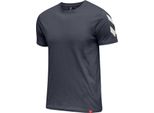 Hummel Hmllegacy Maglietta Chevron, Blue Nights, Xs