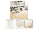 The Living Store Tappeto Oviedo A Pelo Corto Beige 200X280 Cm