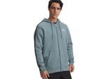 Under Armour Ua Icon Fleece Fz Taping - Blu Diaspro, Taglia:Xxl