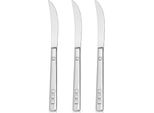 Set Di 3 Coltelli Da Tavola In Acciaio Inox, Lavabili In Lavastoviglie