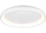 Trio Leuchten Led Deckenleuchte "Cardona, Runde Led Deckenlampe BüRo, Ø 75Cm, 6900 Lumen 59W, Dimmbar", Weiß (Weiß Matt), 1, Ø 75Cm H: 9,5Cm, 1 Stk., Leuchten, Cct - Lichtfarbe Einstellbar 2300/3000/4000K, Auch Wandmontage MöGlich, Led Deckenleuchte
