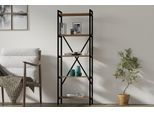 Skye Decor, Bambini - Noce, Libreria, Noce, 100 % Pannelli Rivestiti In Melamina, 72 X 25 X 170 Cm