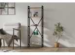 Skye Decor, Kinder - Oak, Libreria, Rovere, 100 % Melamin Coated Slipboard, 72 X 25 X 170 Cm