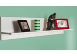 Skye Decor, Raf-11-Pp-1, Scaffale Da Parete, Bianco, 100 % Pannello Di Legno Rivestito Di Melamina, 120 X 20 X 25 Cm