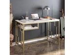 Skye Decor, Victory - Oro, Scrivanie, Oro, 120 X 75 X 60 Cm