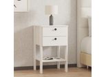 Skye Decor, Ruzisa - White V2, Comodini E Mobiletti, Bianco, 44 X 75 X 44 Cm