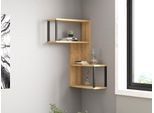 Skye Decor, Lecco - Rovere Zaffiro, Mensola A Muro, Rovere Zaffiro, Pannello Di Legno Rivestito Al 100 % Di Melamina, 84 X 20 X 52 Cm