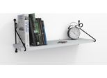 Skye Decor, Seramoni - White, Mensola A Muro, Bianca, 100 % Melamin Coated Slipboard, 72 X 20 X 27 Cm