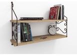 Skye Decor, Seramoni 2'Li - Oak, Mensole Da Parete, Rovere, 72 X 51 X 20 Cm