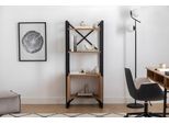 Skye Decor, Milano, Libreria, 100 % Chippanels Rivestiti Di Melamina, Pino Atlantico, 64 X 32 X 160 Cm