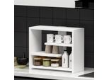 Skye Decor, Gupse - Whıte, Scaffale Da Parete, Bianco, 100 % Pannello Di Legno Rivestito Di Melamina, 48,6 X 21,4 X 40 Cm