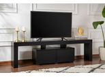Skye Decor, Enclave - Wood Black, Supporto Tv, Legno Nero, 100 % Truciolato Rivestito In Melamina, 180 X 31,3 X 50