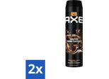 Axe - Deodorante Spray - Dark Temptation - Profumo Di Cioccolato - Freschezza Seducente - 200 Ml - Confezione Risparmio - 2 Pezzi