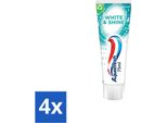 Aquafresh White & Shine - Dentifricio Sbiancante - 75 Ml - Confezione Risparmio - 4 Pezzi
