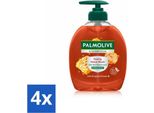 Palmolive - Hygiene Plus Family - Sapone Per Le Mani Con Pompa - Per Tutta La Famiglia - 300 Ml - Confezione Risparmio - 4 Barrette