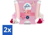 Glade - Candela Profumata I Love You - 100% Cera Di Colza - 204 G - Confezione Risparmio - 2 Pezzi