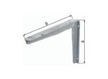 Staffa L.250Mm H.200Mm Sta Grezzo Tzn Trgf.225Kg Gah