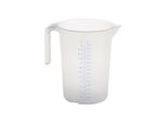 Caraffa Di Misurazione 3000 Ml Pp Trasparente D175Xh238Mm Manico Aperto HÜNersdorff