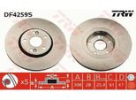 2X Disco Freno Trw DF4259S Per Renault Laguna Ii Grandtour (KG0/1_) 47Mm 308Mm