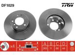 2X Disco Freno Trw DF1029 Per Renault Laguna I (B56_ 556_) Safrane Ii (B54_)