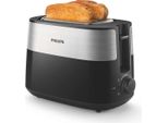 Philips Daily Collection HD2516/90 Tostapane 2 Fette Fessura Ampia, Metallo