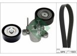 Kit Cinghia Multipla Con Nervatura A V Per Ford 1.0 Ecoboost